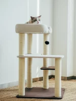 Small Modern Cat Tree with Large Perch