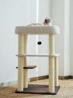 Small Modern Cat Tree with Large Perch