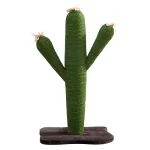 Cactus Cat Scratcher with Flowers