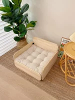 Cloud Solid Wood Cat Bed