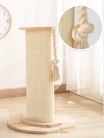 Full Sisal Fabric Cat Scratching Post - Rope toy