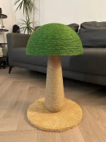 Green Mushroom Cat Scratcher