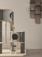 Large Wooden Cat Condo for Multi Cats