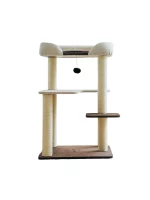 Small Modern Cat Tree with Large Perch