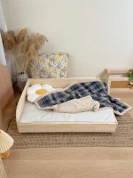 Solid Wood Platform Cat Bed