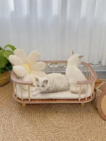 Wooden Creative Modern Cat Bed