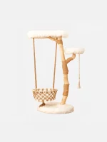 Branch Cat Tree with Boho Hammock