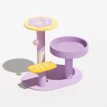 Candy Purple Small Carpet Cat Tree