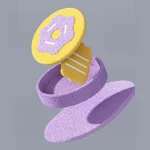 Candy Purple Small Carpet Cat Tree