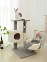 Carpet Cat Tree for Small Apartment