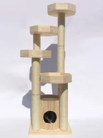Cat Tree with A Solid Wood Condo