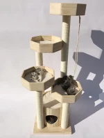 Cat Tree with A Solid Wood Condo