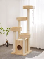 Cat Tree with A Solid Wood Condo