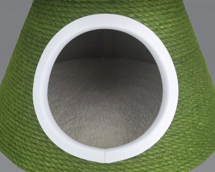 Christmas Tree Cat Condo with Scratching Surface - Large condo