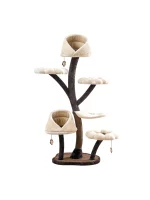 Flower Large Carpeted Cat Tree