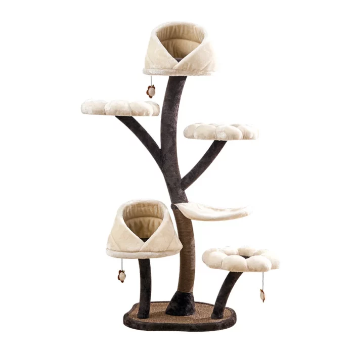 Flower Large Carpeted Cat Tree