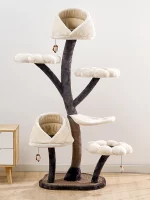 Flower Large Carpeted Cat Tree