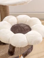 Flower Large Carpeted Cat Tree