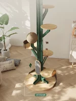 Large Creative Cactus Steel Cat Tree