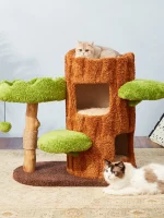 Luxury Real Branch Carpet Cat Condo