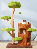 Luxury Real Branch Carpet Cat Condo