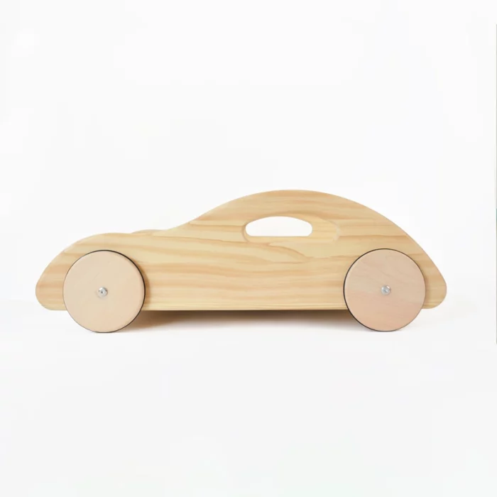 Solid Wood Car-shaped Cat Bed