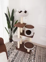 Cute Cat Tree with A Crown Perch