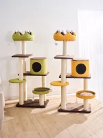 Cute Cat Tree with A Crown Perch