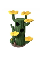 Large Cactus Luxury Cat Barrel Condo