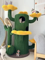 Large Cactus Luxury Cat Barrel Condo