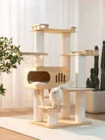 Large Solid Wood Cat Condo for Large Cats