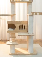 Large Solid Wood Cat Condo for Large Cats