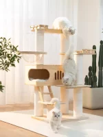 Large Solid Wood Cat Condo for Large Cats