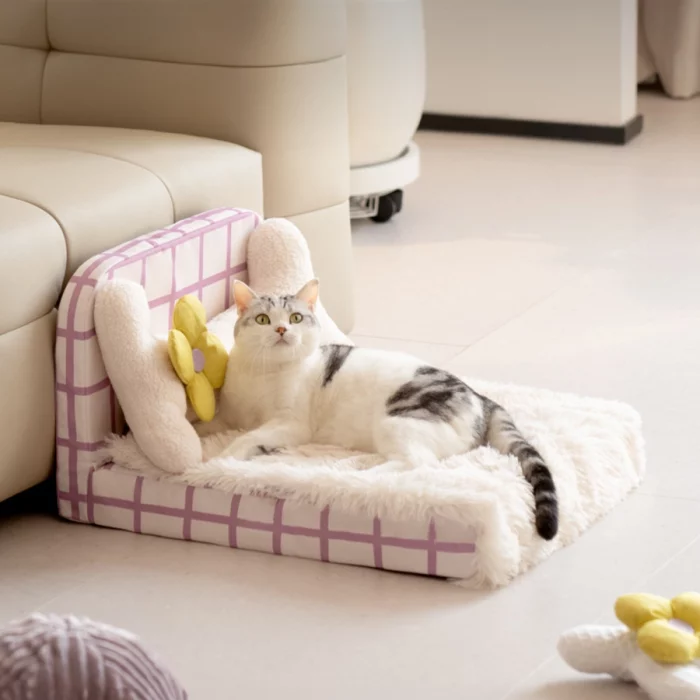 Memory Foam Low to Floor Cat Bed