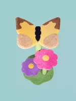 Butterfly Carpet Cat Tree with Flower Perches