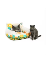 Customized Flower Cat Sofa Bed