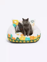 Customized Flower Cat Sofa Bed