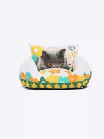 Customized Flower Cat Sofa Bed