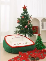 Merry Christmas Bean Bag Cat Sofa Bed