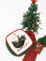 Merry Christmas Bean Bag Cat Sofa Bed