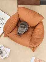 PU Leather Creative Cat Sofa Bed