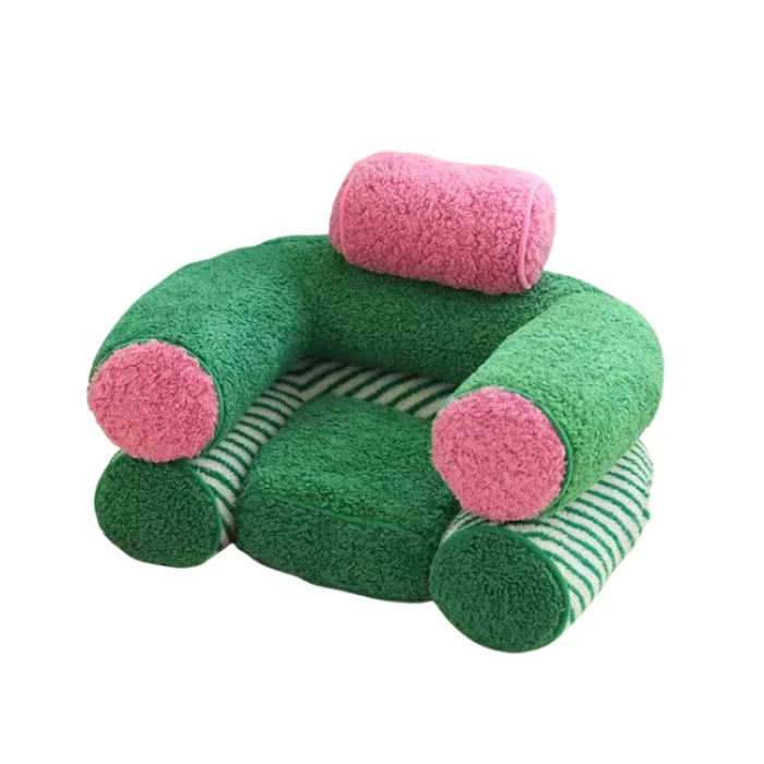 Pipe Shape Cat Upholstered Sofa Bed