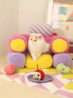 Pipe Shape Cat Upholstered Sofa Bed