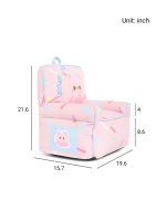 Size of Pink Donut High Cat Sofa Bed