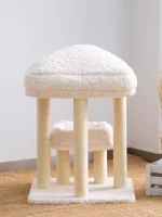 Small Carpet Cat Tower with Large Perch